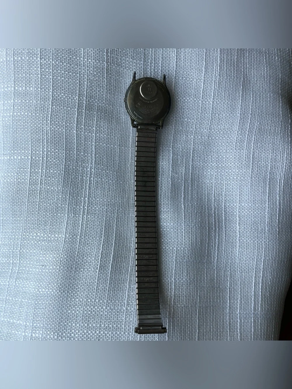 Vtg Timex Water Resistant Quartz Watch Stainless steel Speidel Band-M Cell - A5